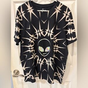 Nike Black and White Festival Alien T shirt